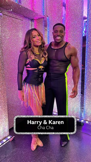 Pushing the bar with one Cha Cha step at a time. Harry and Karen go together like salt and pepper 😎 #Strictly | BBC Strictly Come Dancing