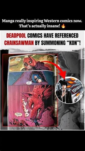 Manga influence hitting global now 🔥 #chainsawman #deadpool #miniatureart