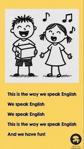 Comptine pour apprendre l'anglais