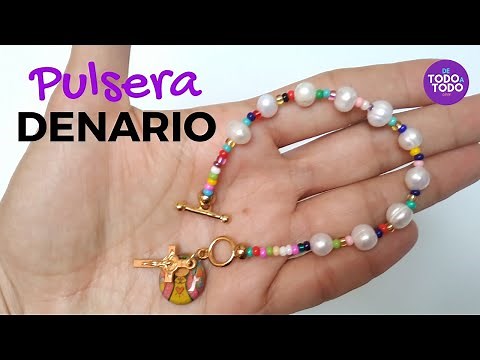 DENARIO pearl bracelet. DIY.