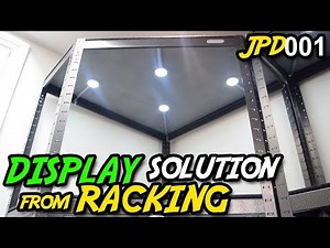 Making a cost effective Display Case from Warehouse Racking | Jurassic Park Display 001