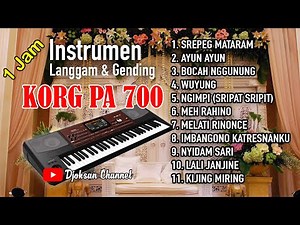 Instrumen Langgam | Set DK KORG PA 700