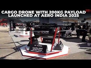 Cargo drone with 200kg payload capability launched at Aero India 2025