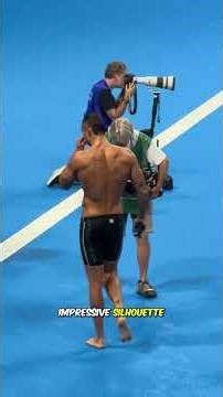 Why do Olympic swimmers typically have an inverted triangle physique?