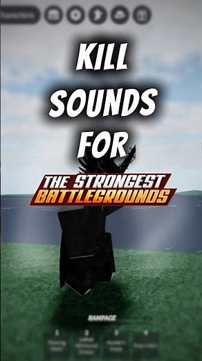 KILL SOUNDS IDS FOR TSB 🫡 #roblox #strongestbattlegrounds #tsb #tsbg #shorts