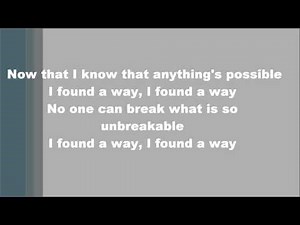 Drake Bell - I Found A Way, Lyrics