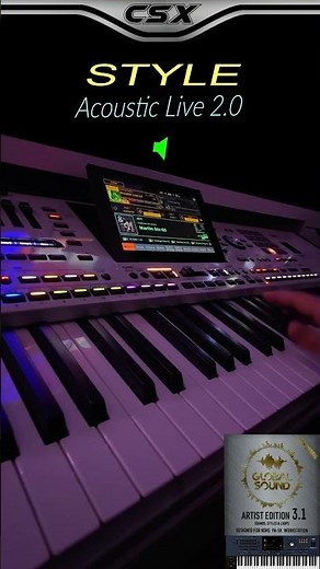 Pa5x STYLE Acoustic Live 2 by Global Sound #korgpa5x #korg