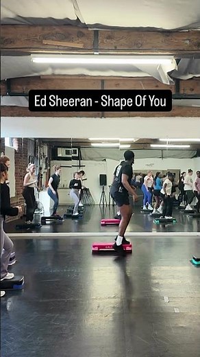 Ed Sheeran - Shape of You #Workout #CardioWorkout #HomeWorkout #StepAerobics #fyp #pov #step