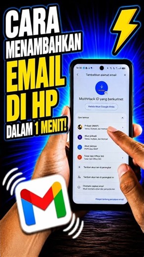 (CUPLIKAN) CARA MENAMBAHKAN EMAIL DI HP DALAM 1 MENIT! Begini Caranya | TERBARU 2026