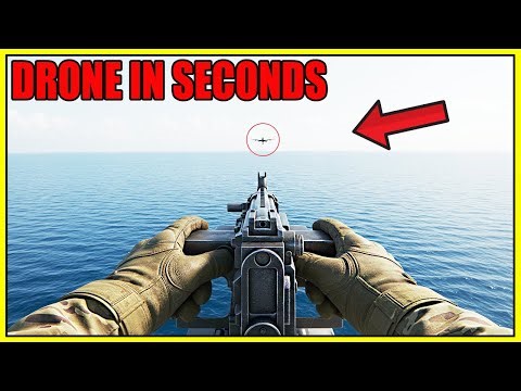 US Navy Door Gunner Shoots Down Houthi Drone in Seconds