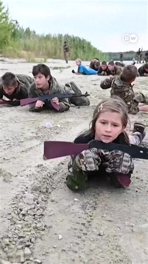 1.4M views · 25K reactions | "We threw hand grenades." Russian kids as young as 8 dabbled in military training at a summer camp that's part of a wider trend in the country to prepare children for eventual military service. | DW News | Facebook