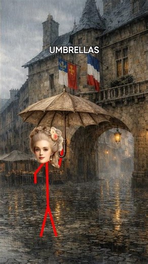 The Invention of the Umbrella!!☔🌧️#shorts #facts