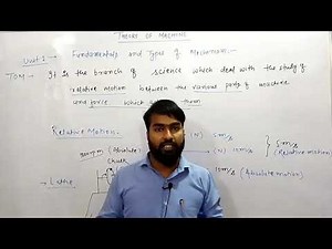 FUNDAMENTAL OF MACHINE // KINEMATICS AND DYNAMICS // THEORY OF MACHINE // MECHANICAL ENGINEERING