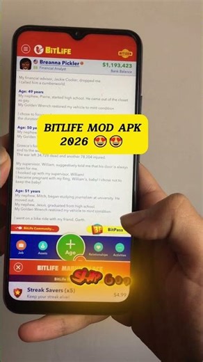 BitLife MOD APK Complete Features Unlocked Tutorial (Android & IOS) #bitlife #shorts
