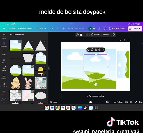 Molde de Bolsita Doypack en Canva: Guía Paso a Paso