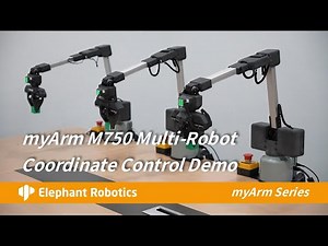 myArm M750 | Unlocking the Power of Multi-Robot Coordination with Intelligent 6 DOF Robotic Arms