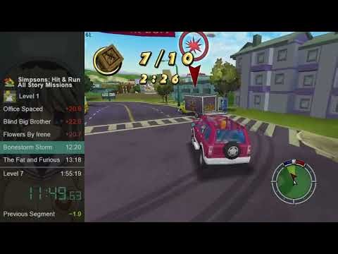 The Simpsons: Hit & Run - All Story Missions (PC) Speedrun [1:51:15]