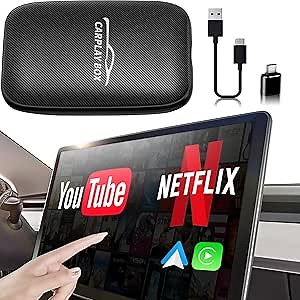 Amazon.com: Flgocexs Wireless Carplay Adapter - 3 in 1 Wireless Carplay and Android Auto Adapter with Built in Netflix YouTube Support TF Card Only for Original Car Models After 2016 with Wired Car Play : Electronics