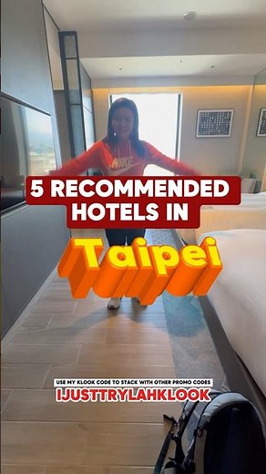 5 Recommended Hotels in Taipei #travel #shorts