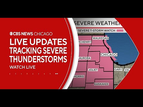 Tracking severe thunderstorm throughout Chicago area | Full Coverage