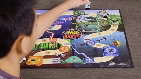 Pressman Wild Kratts Race Around the World Board Game Multicolor, 5"