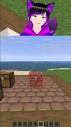 Copy Minecraft chest with contents #minecraftshorts