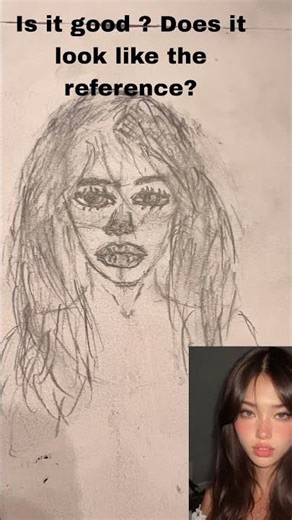 Does it look the reference a little #drawing #sketch #fun #funny