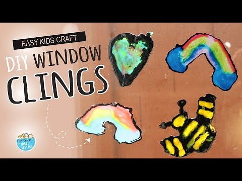 How to Make DIY Window Clings | Easy Craft for Kids |