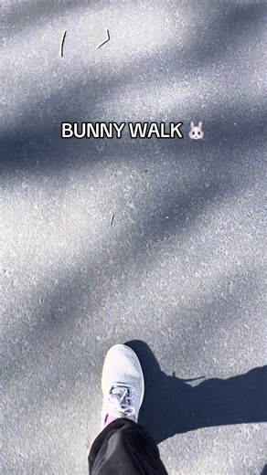 a bunny walk 🐰 #therapy #exercise #stroll #outside #bunny