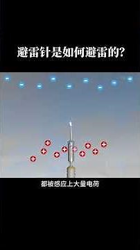 避雷針如何避雷#安全常識#日常科普#暑期作業#日常作業安全#科學小警示#電荷防電原理#雨天安全#建築保護