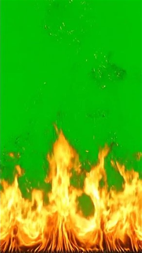 Realistic Fire Effect For Your Videos #greenscreen #vfx #freetutorial