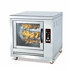 [Hot Item] Commercial Electric Roaster Oven Rotisserie Chicken Machine Stainless Steel Chicken Grill Oven
