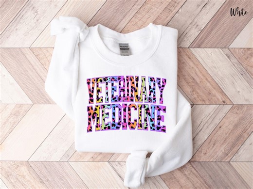 Veterinary Medicine Rainbow Leopard Cheetah Print PNG DTF Sublimation Digital Download File - Etsy