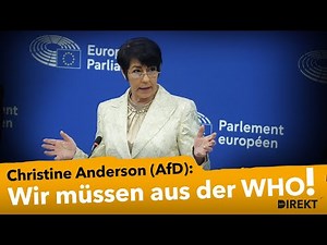 Anderson (AfD): "Wir müssen aus der WHO aussteigen!"