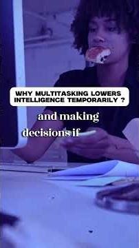 Why Multitasking Lowers Intelligence Temporarily #psychology #facts #shorts #short #viral