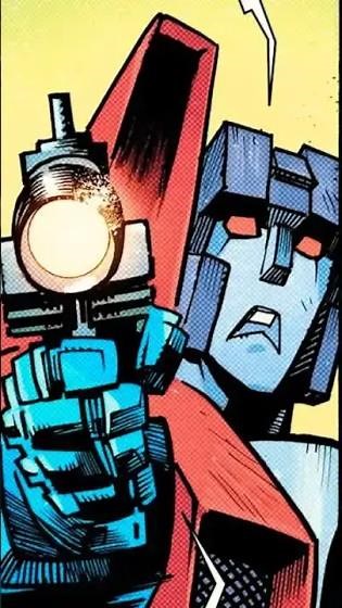 Megatron forces Starscream to shoot his only friend!