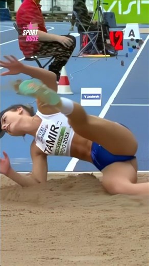 Tamir’s Elite Triple Jump Performance 🔥 #triplejump #athletics #TrackAndField