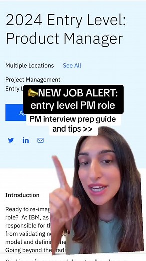 Application link in the comments below! Grab the FREE PM Guide in my link in bio with Real PM Interview Questions and Homework Assignments Revealed ✨ This guide will teach you everything you need to land that PM job. Includes: 1. Interview prep cheat sheet 2. Real interview questions that were asked during actual APM interviews with Big Tech companies 3. Sample responses to interview questions that landed me the job 4. Sample PM homework assignments that landed me the job 5. Resources, tips, and