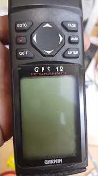 Garmin GPS 12 power on problem