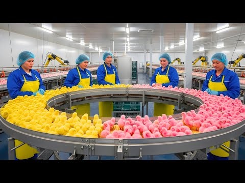 Inside a Modern Chicken Hatchery Process : How Millions of Chicks Are Raised
