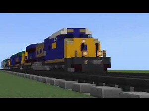 Minecraft CSX trains animation