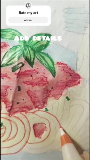 Are you hungry? Spaghetti drawing 🍝 Subscribe to my channel #watercolor #new art #paintings