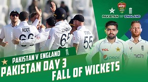 6.1M views · 10K reactions | Pakistan Fall Of Wickets | Pakistan vs England | 1st Test Day 3 | PCB | MY2T #PAKvENG | #UKSePK | Pakistan Cricket Team | Facebook