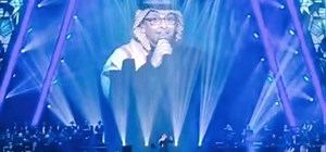 Live Middle Eastern Concert Performance with Orchestra