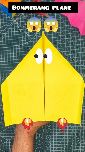 how to make paper bommerang plane Good plane || New World record winning plane #shorts #diy #craft