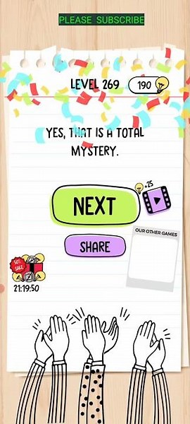 BRAIN TEST LEVEL 269 WALKTHROUGH WITH COMMENTARY