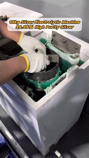 10kg Silver Electrolysis System | 99.99% High Purity Silver