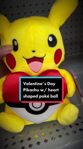 Heart Shaped Poké Ball for Valentine’s Day Pikachu