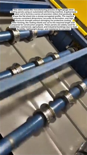 Light Gauge Steel Roofing: Precision Roll Forming Process
