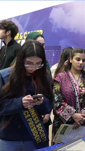 Babar Mushtaq from Startups DNA at BIC Job Fair 2026 | Student Projects & Talent Showcase